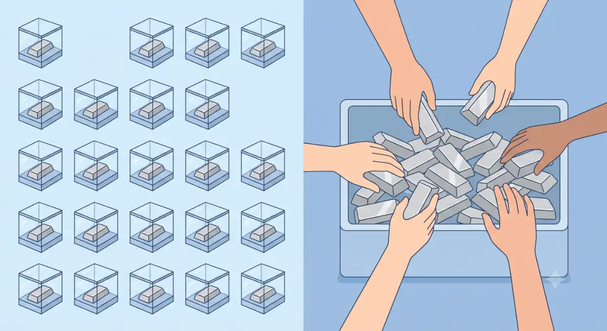 Allocated silver vs unallocated silver backing in tokenized silver products